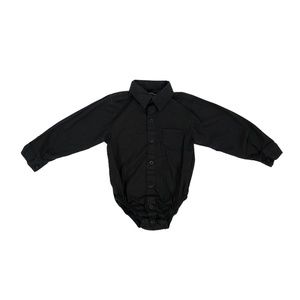 LITTLEST PRINCE button down onesie, boy’s 24M